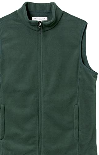 Amazon Essentials Men's Full-Zip Polar Fleece Vest (Available in Big & Tall)