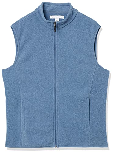 Amazon Essentials Men's Full-Zip Polar Fleece Vest (Available in Big & Tall)
