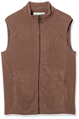Amazon Essentials Men's Full-Zip Polar Fleece Vest (Available in Big & Tall)