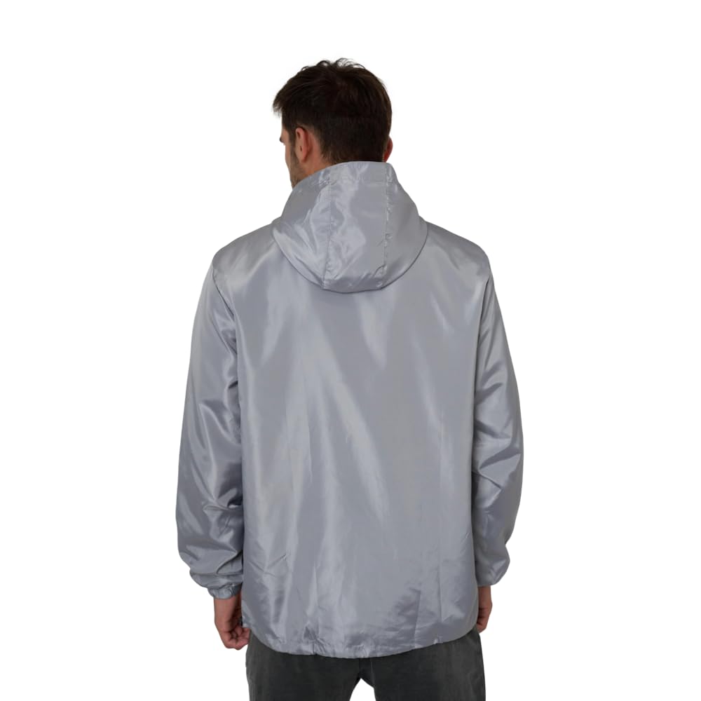 Mens Windbreaker Jackets Lightweight Hooded Zippered Jackets for Men Hiking Cycling Sportswear