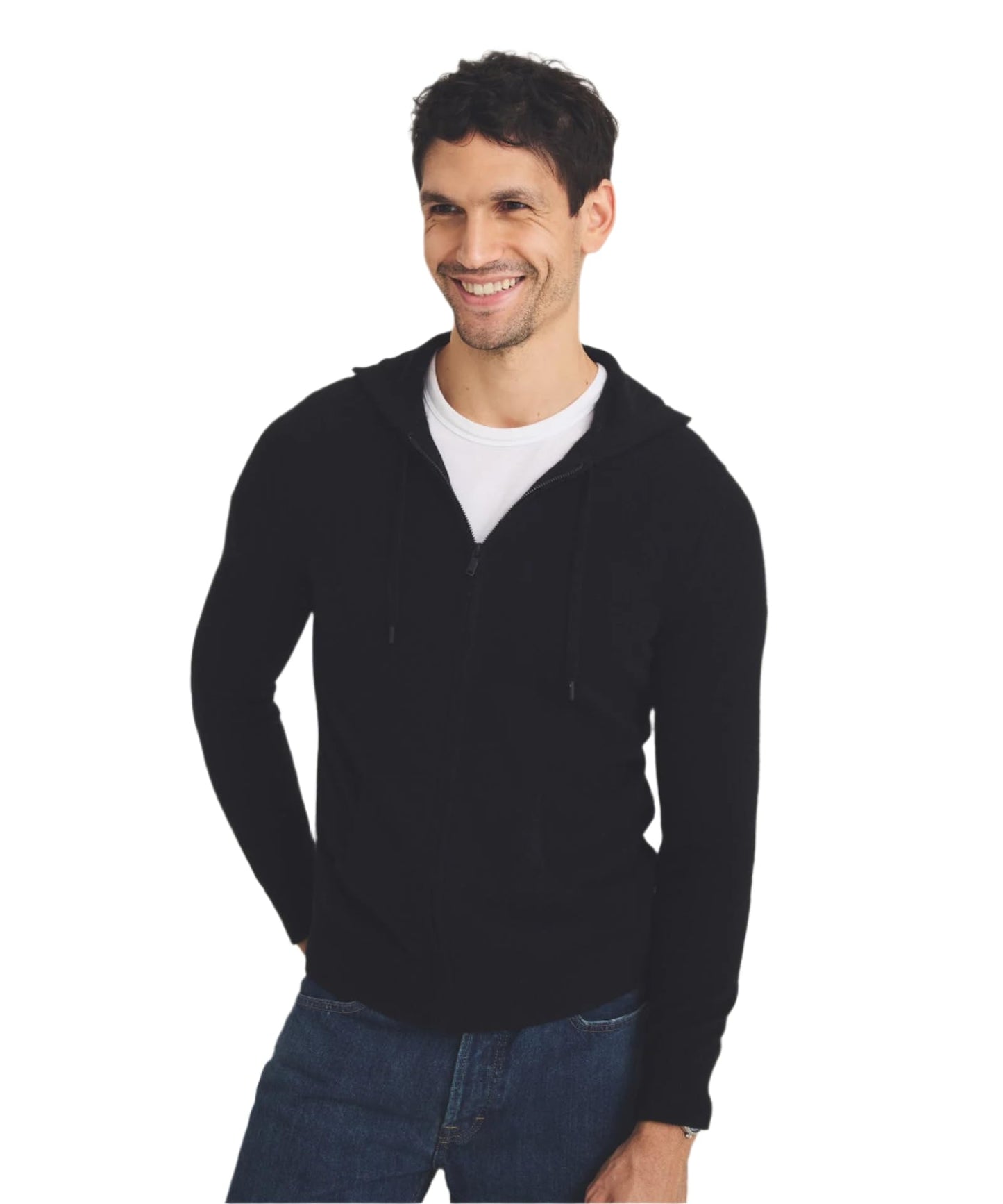 Men's Signature Cashmere Zip Hoodie