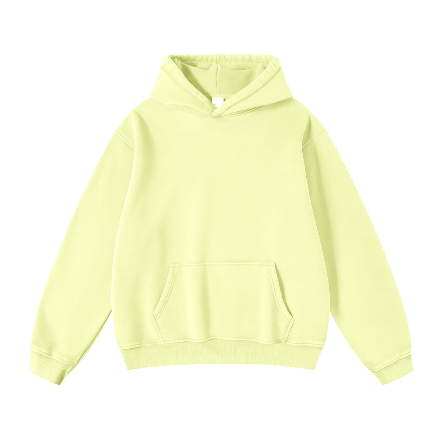 FAIABLE Mens Hoodies Oversized Unisex Acid Wash Hoodie Heavyweight Fleece Vintage Cotton Sweatshirt Men Women Streetwear