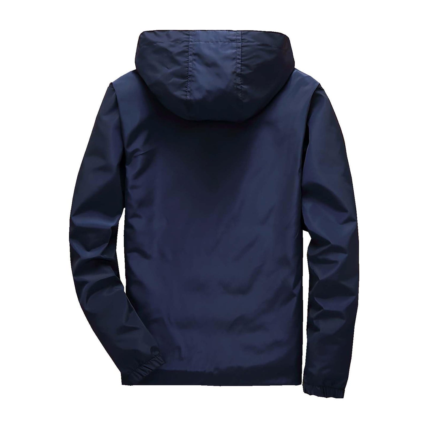 Mens Windbreaker Jackets Lightweight Hooded Zippered Jackets for Men Hiking Cycling Sportswear