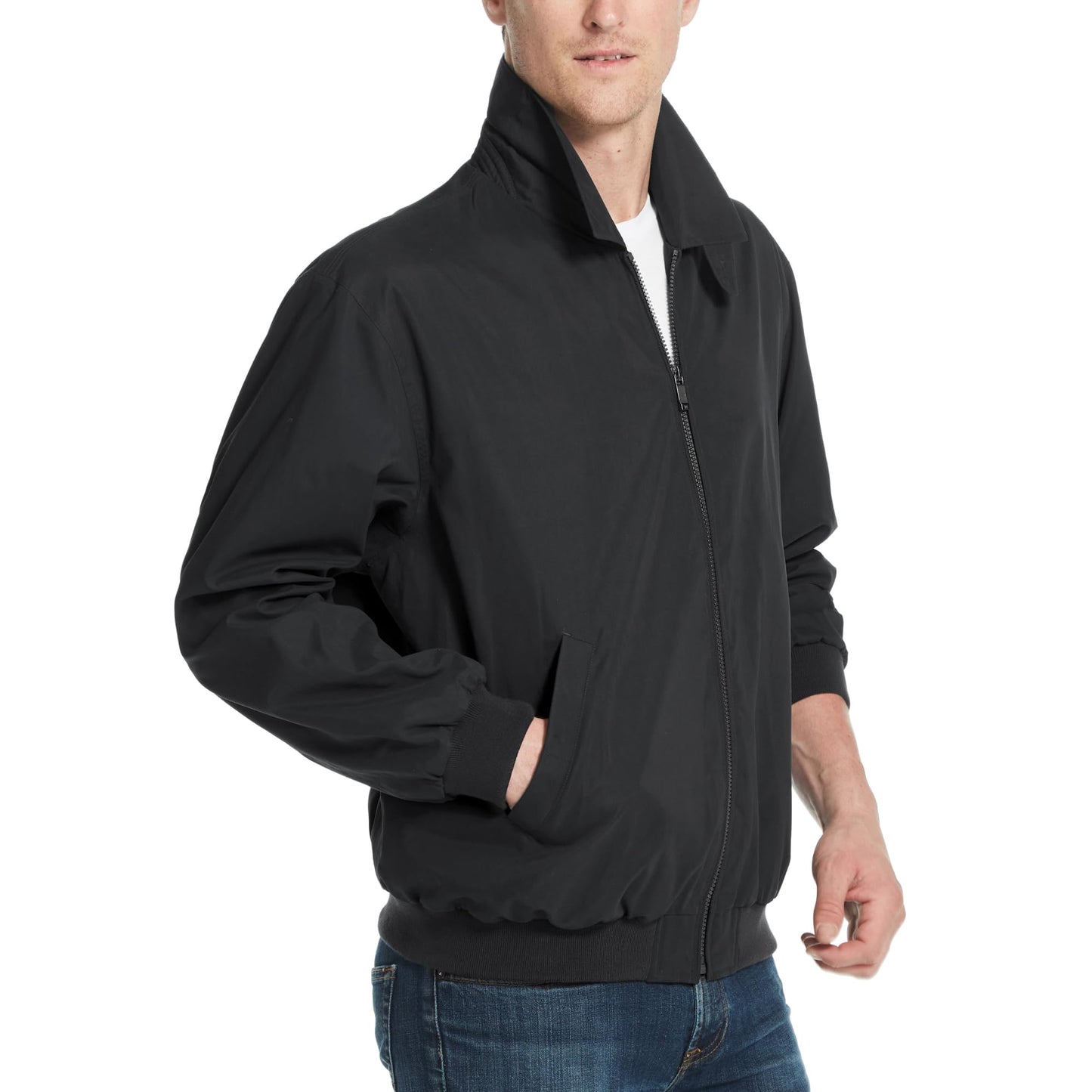 Weatherproof Men's Golf Jacket - Lightweight Windbreaker, Water-Resistant Microfiber Shell, Perfect for Golf & Casual Wear