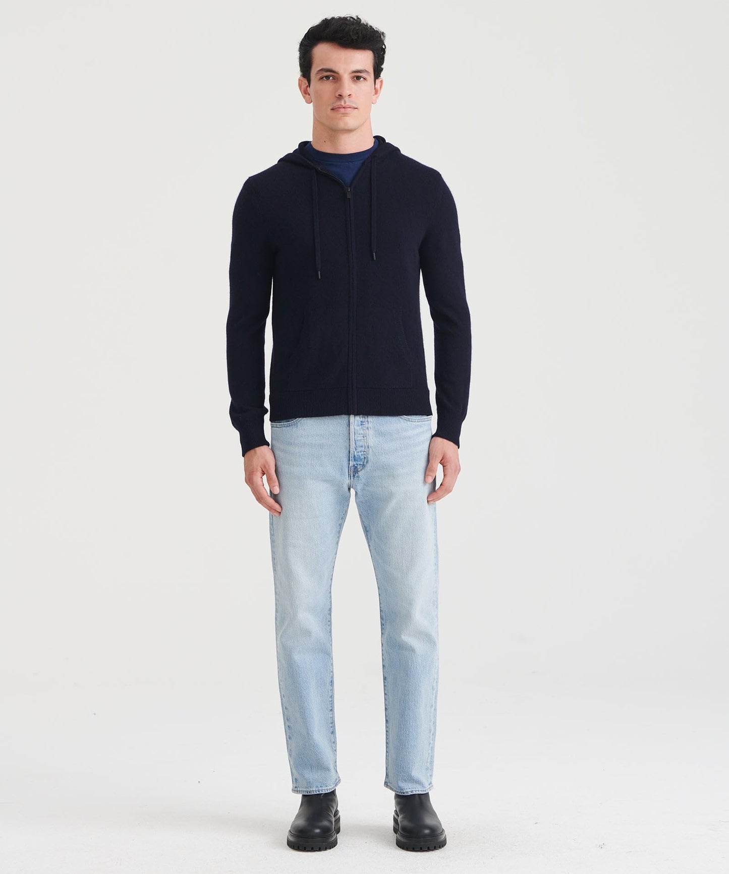 Men's Signature Cashmere Zip Hoodie