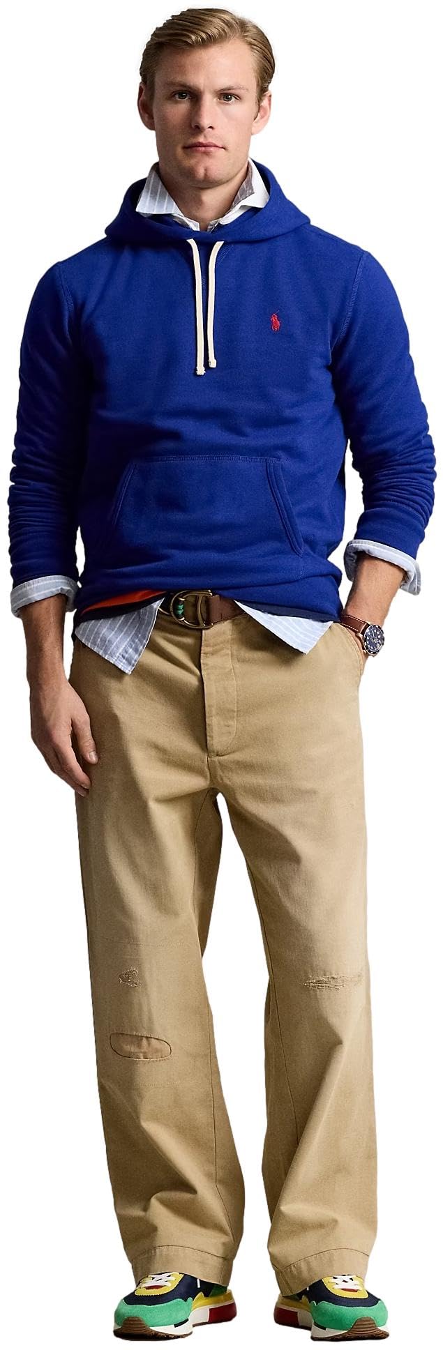 POLO RALPH LAUREN Mens Cabin Fleece Hoodied Sweatshirt