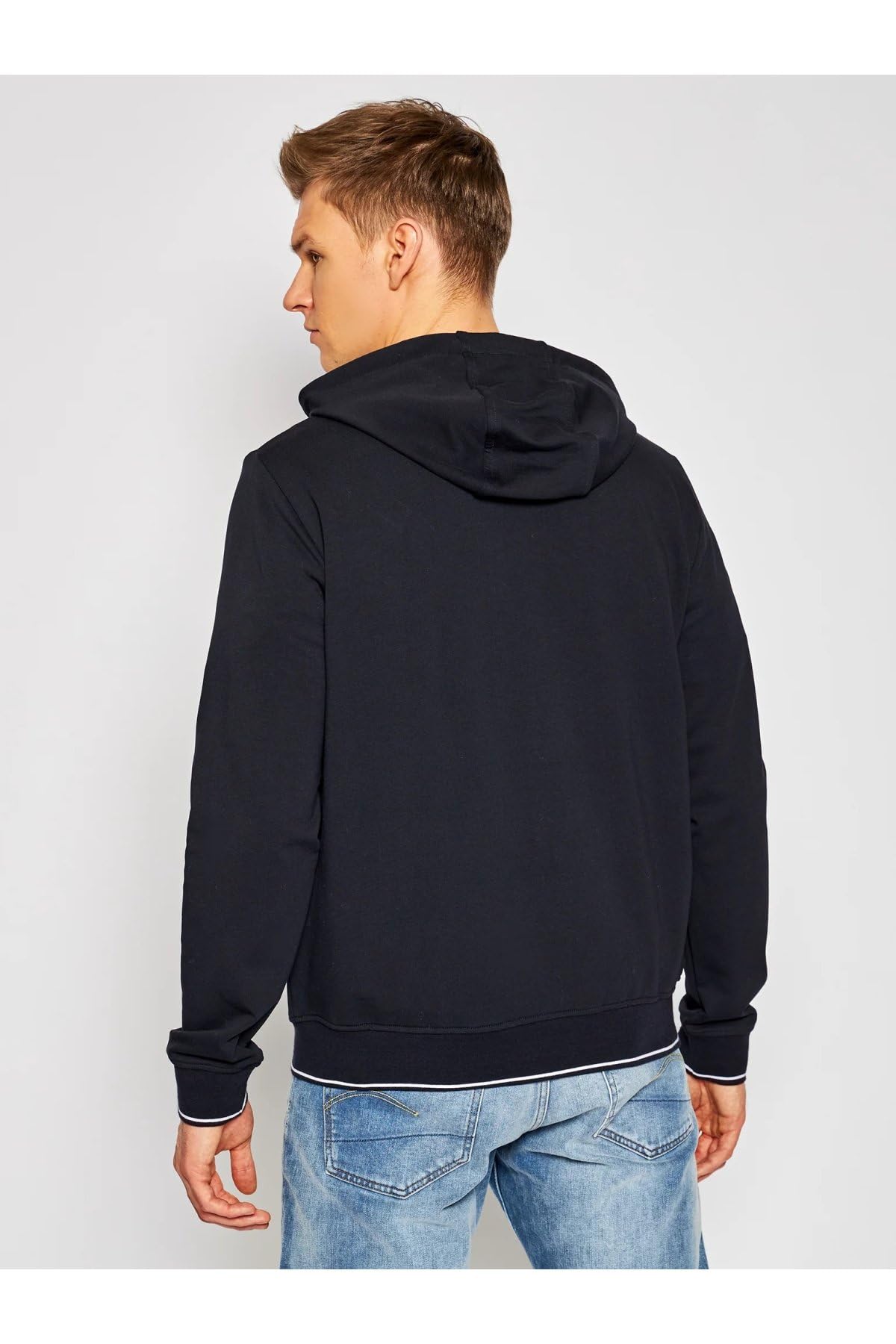 Armani Exchange Men's Drawstring Jogger with Logo Zip Pocket