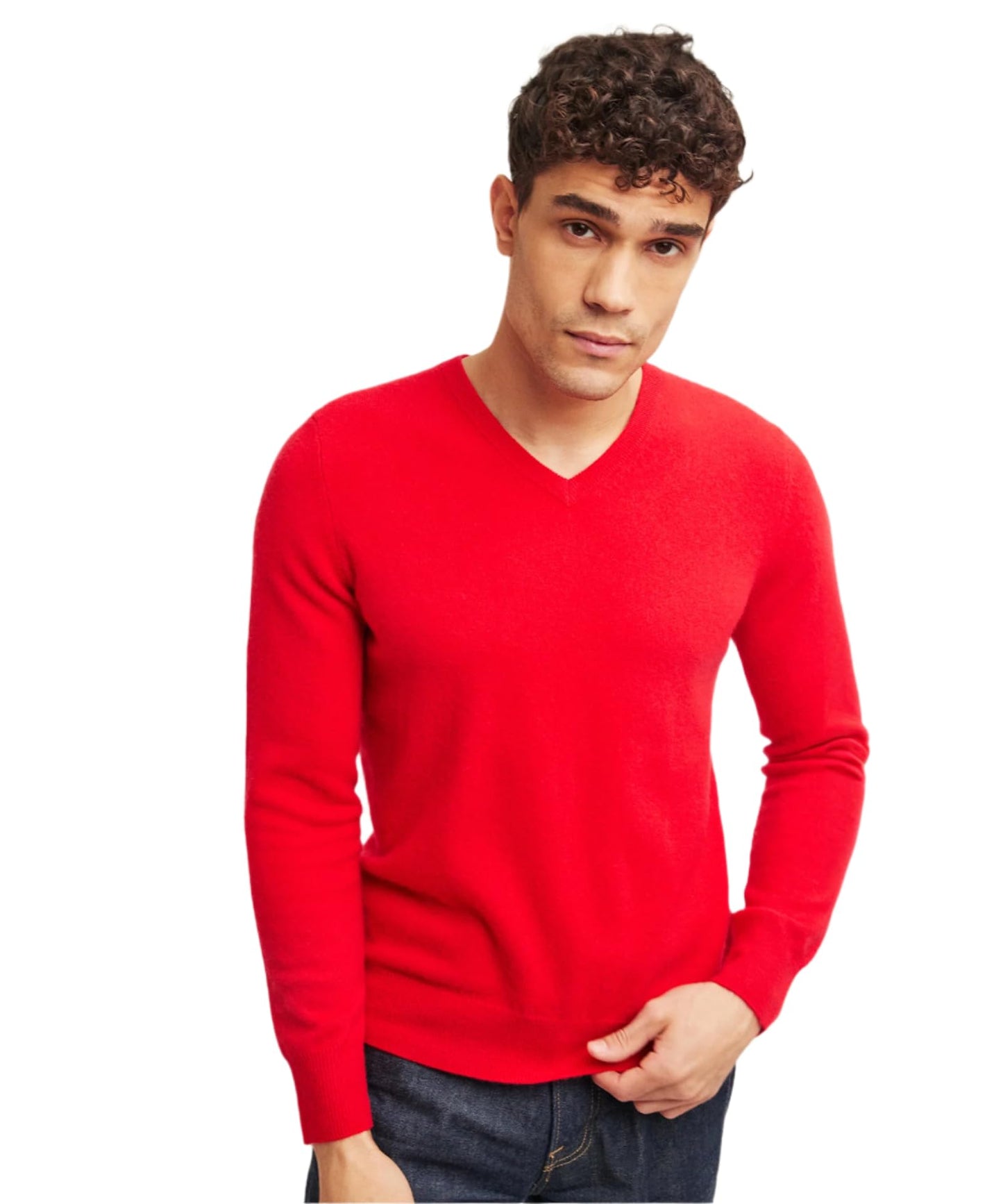 Men's Cashmere V-Neck