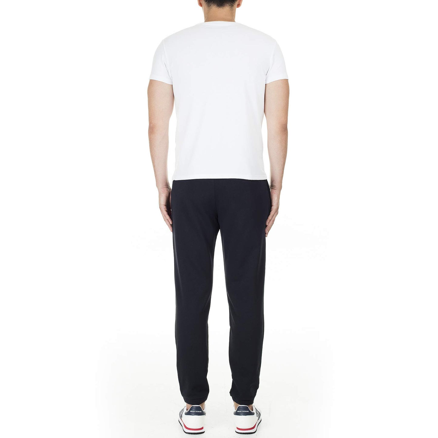 Armani Exchange Men's Drawstring Jogger with Logo Zip Pocket