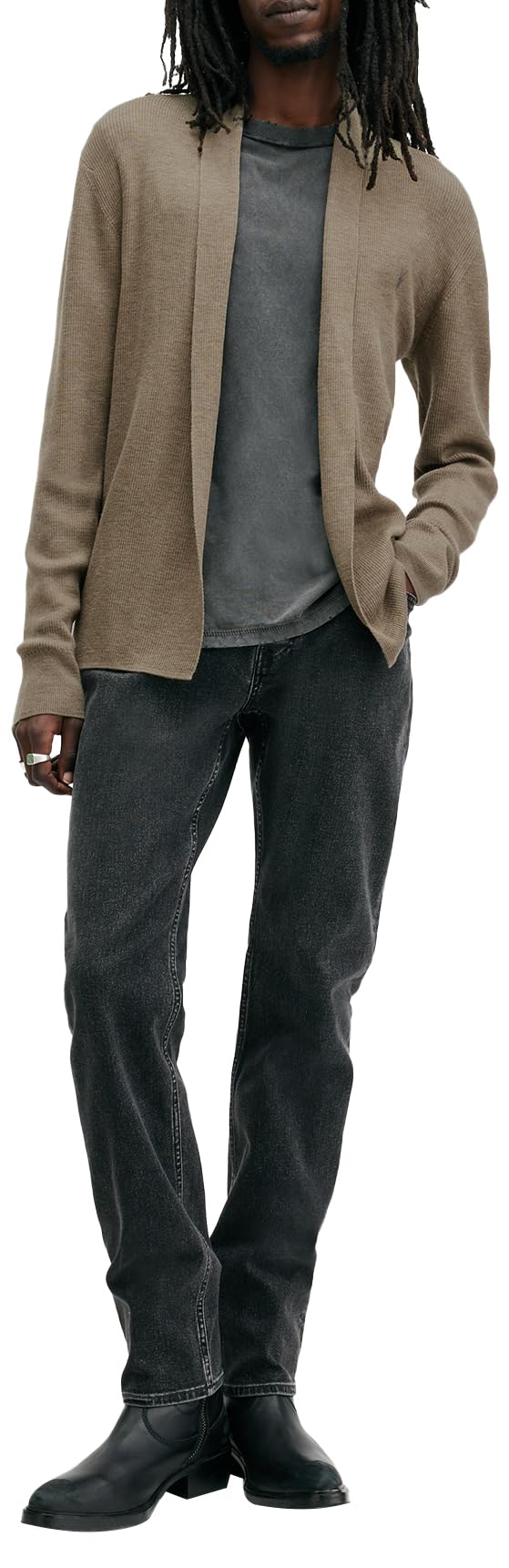 Men's Mode Merino Open Cardigan