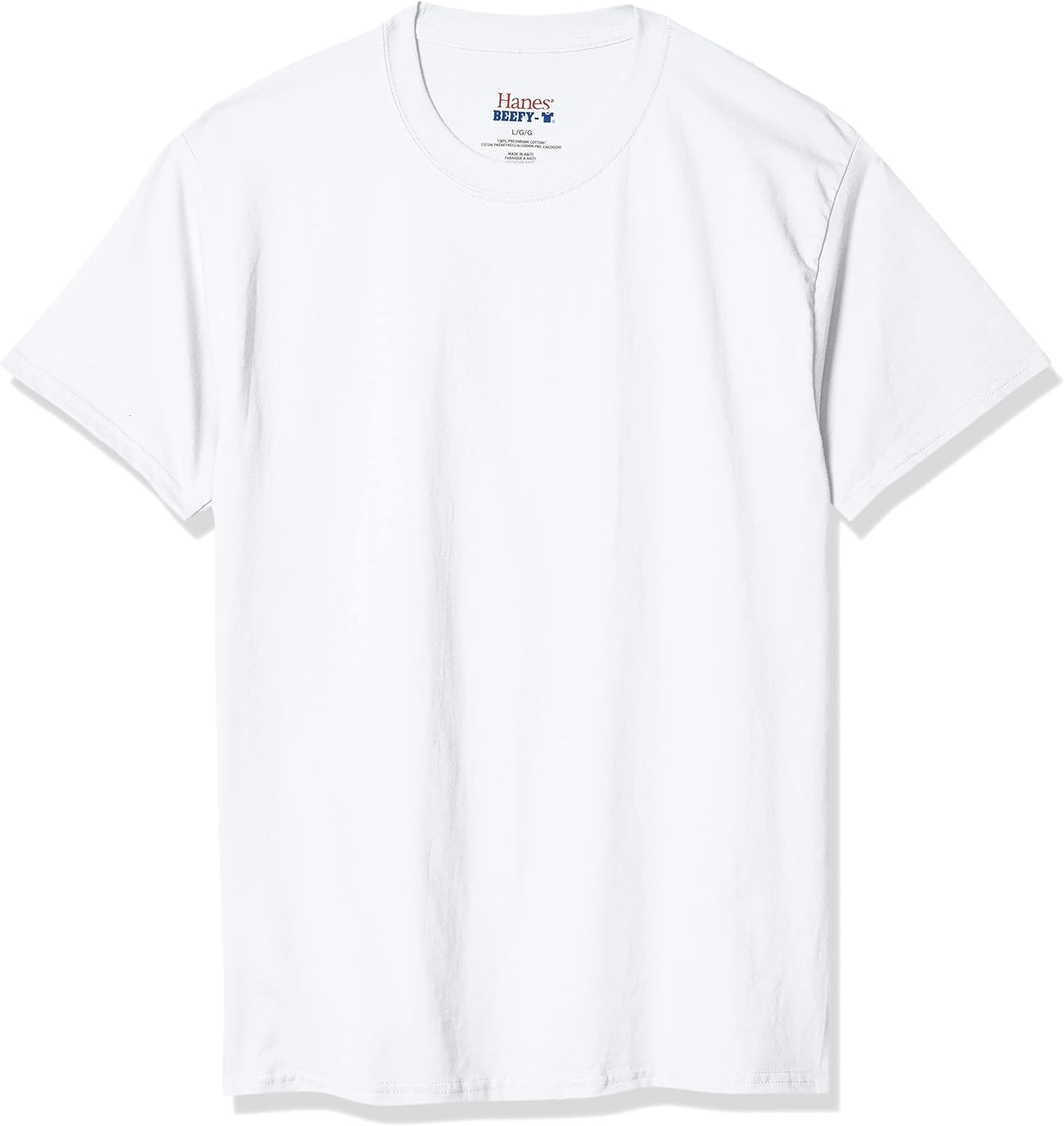 Hanes Men's Beefy-t T-Shirt, Heavyweight Cotton Tee, 1 Or 2 Pack, Big & Tall