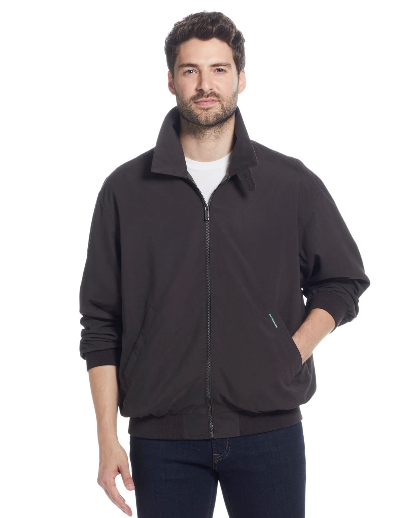 Weatherproof Men's Golf Jacket - Lightweight Windbreaker, Water-Resistant Microfiber Shell, Perfect for Golf & Casual Wear