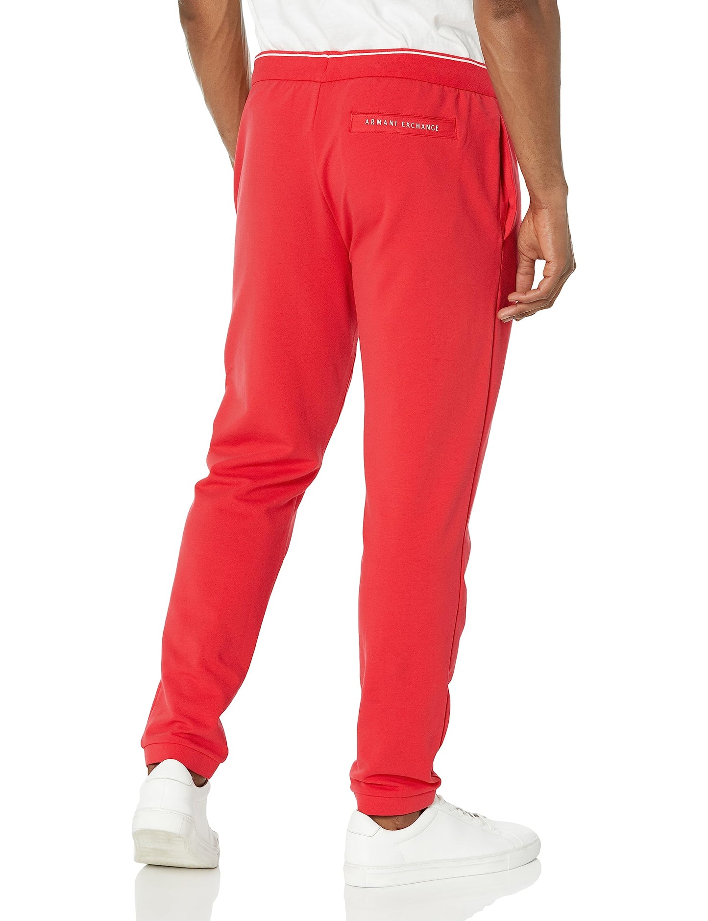 Armani Exchange Men's Drawstring Jogger with Logo Zip Pocket