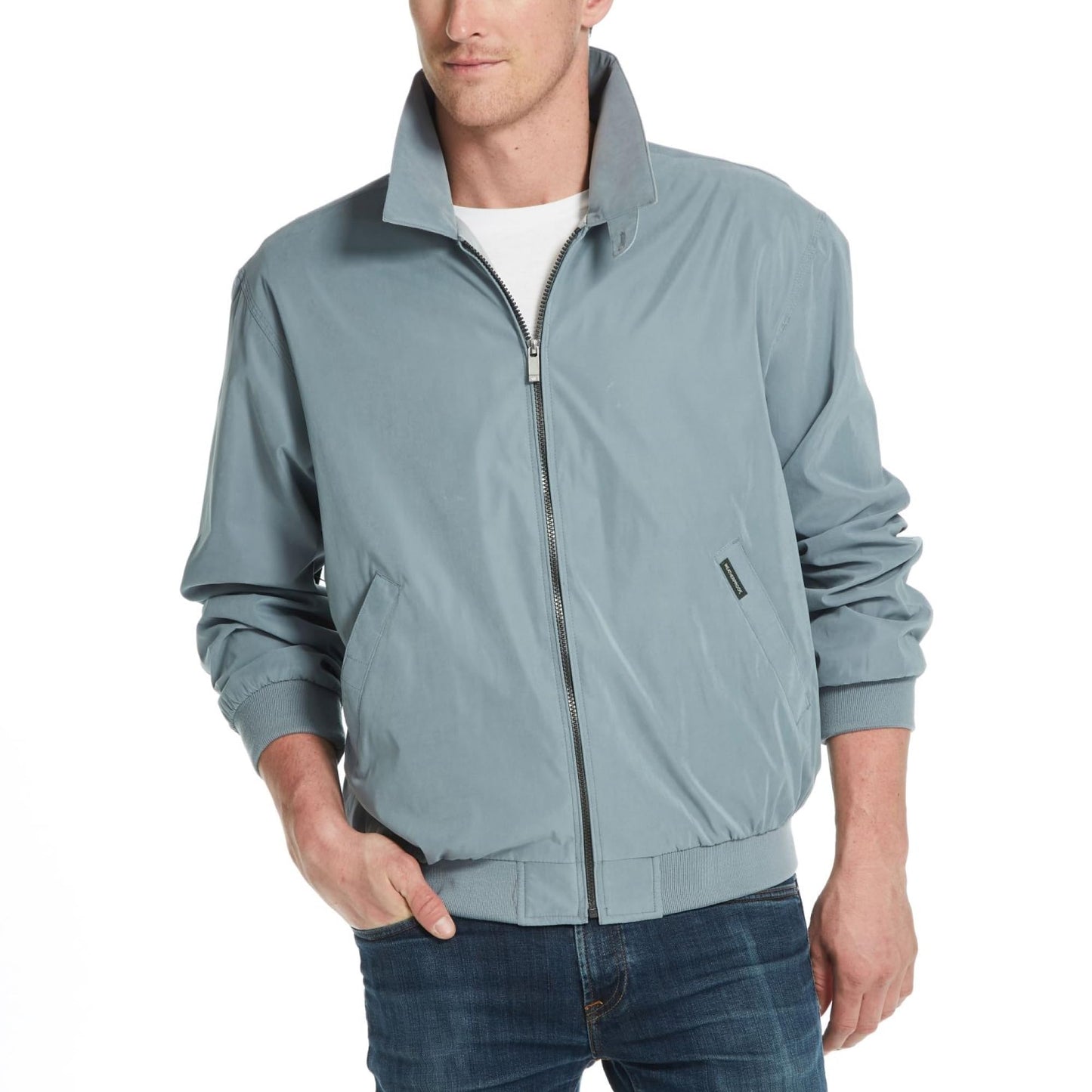 Weatherproof Men's Golf Jacket - Lightweight Windbreaker, Water-Resistant Microfiber Shell, Perfect for Golf & Casual Wear