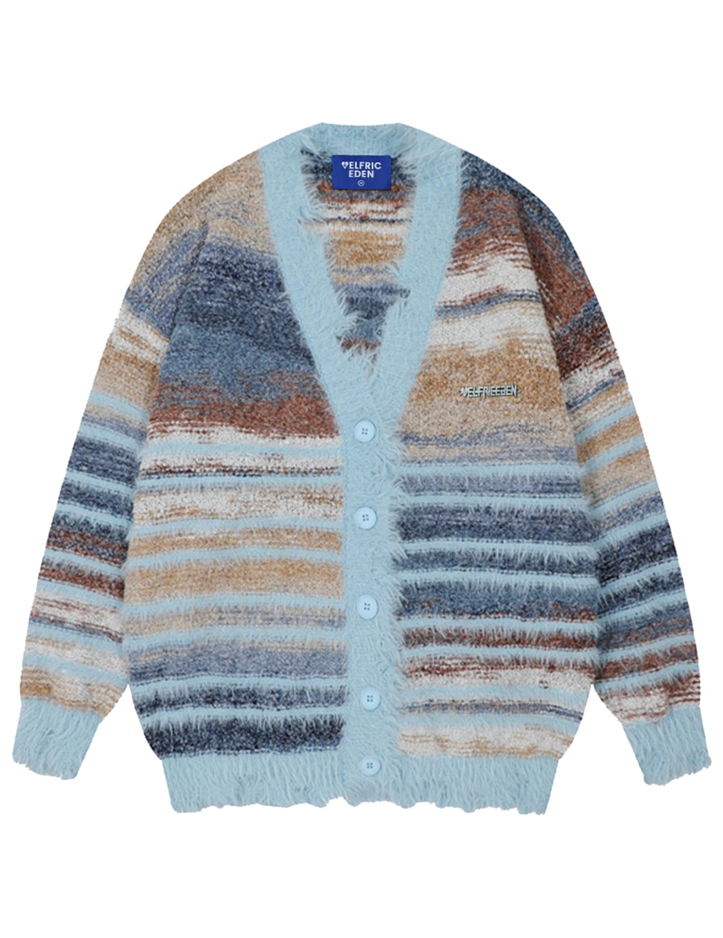 Aelfric Eden Cardigan Sweater Open Front Casual Knit Cardigans Pinstripe Fashion Sweaters Y2k 2025 Outfits