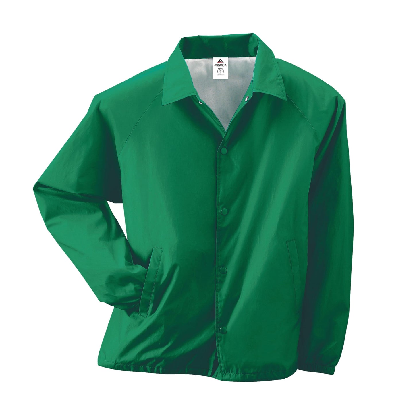 Augusta Sportswear Nylon Coach's Jacket/Lined - Rain-Ready, Water-Resistant Outerwear for Coaches & Outdoor Activities