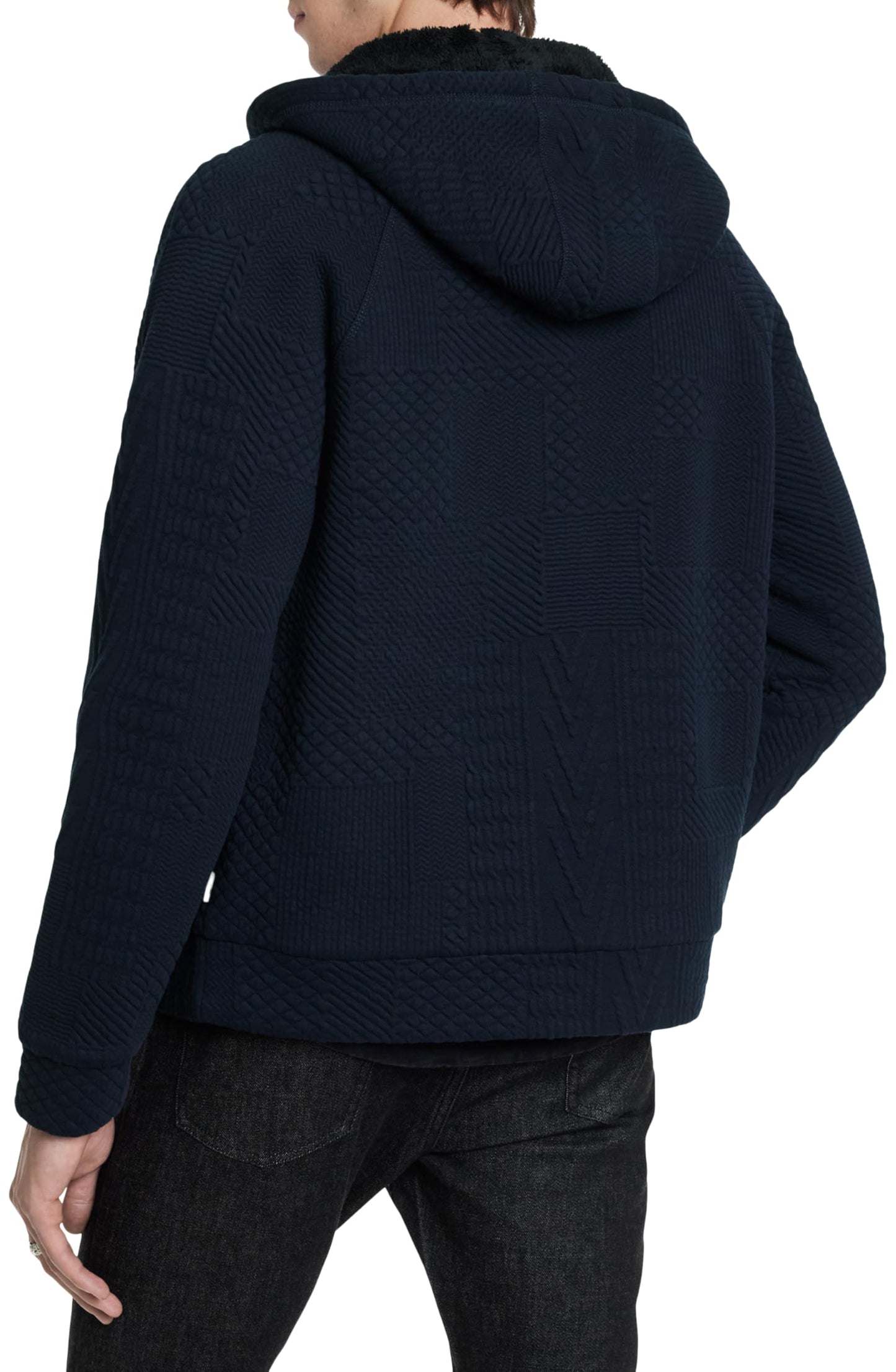 John Varvatos Men's Trenton Sherpa Hoodie