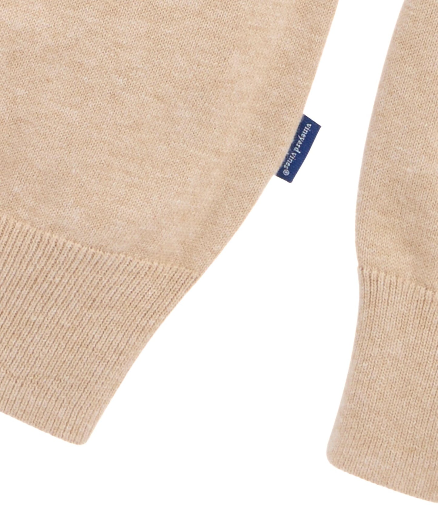 vineyard vines Men's Boathouse Tipped Quarter-Zip Sweater