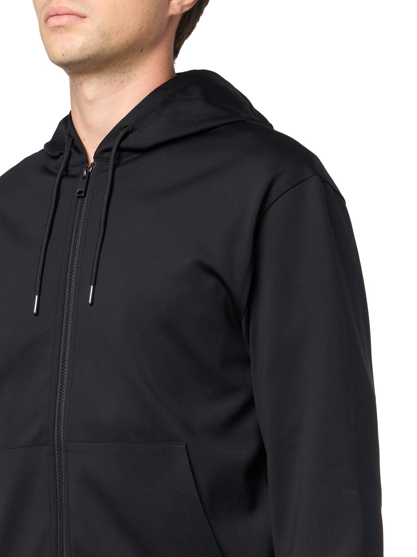 Theory Men's Hoodie Full Zip in Mod Scuba