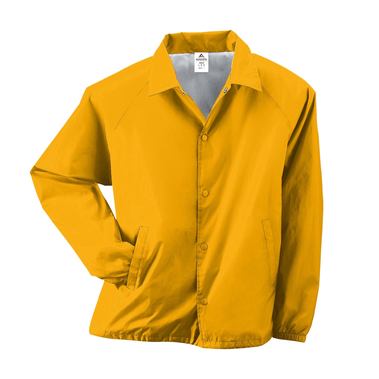 Augusta Sportswear Nylon Coach's Jacket/Lined - Rain-Ready, Water-Resistant Outerwear for Coaches & Outdoor Activities