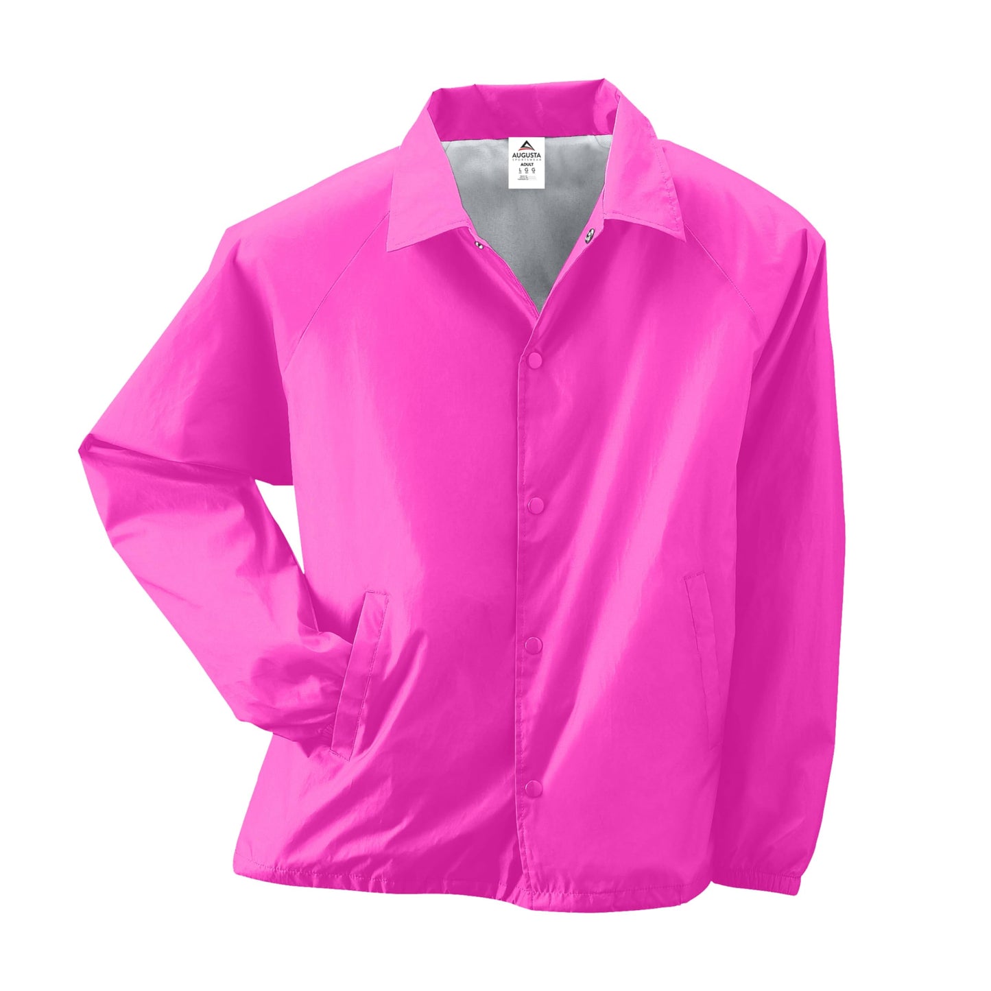 Augusta Sportswear Nylon Coach's Jacket/Lined - Rain-Ready, Water-Resistant Outerwear for Coaches & Outdoor Activities