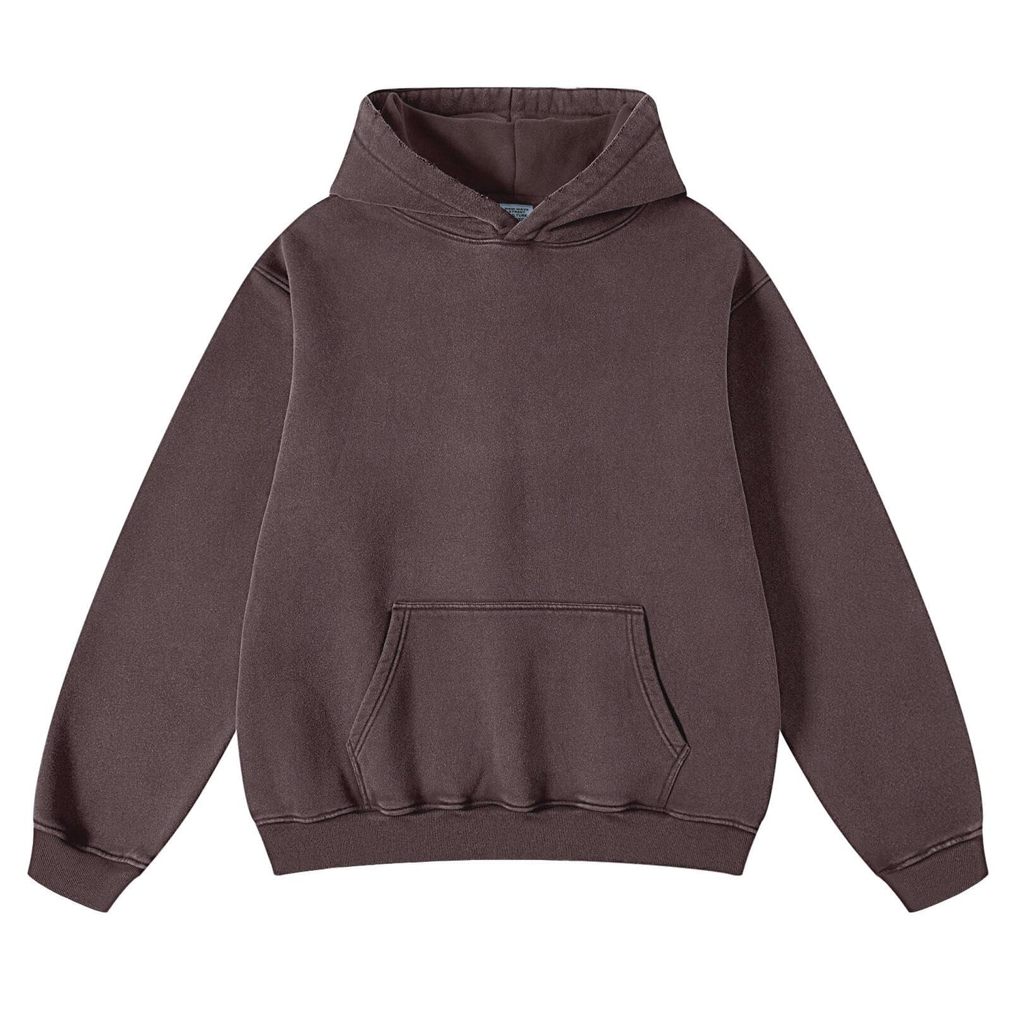 FAIABLE Mens Hoodies Oversized Unisex Acid Wash Hoodie Heavyweight Fleece Vintage Cotton Sweatshirt Men Women Streetwear