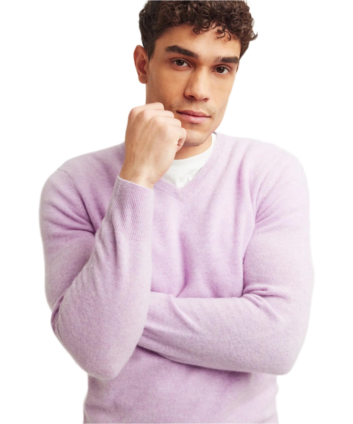 Men's Cashmere V-Neck