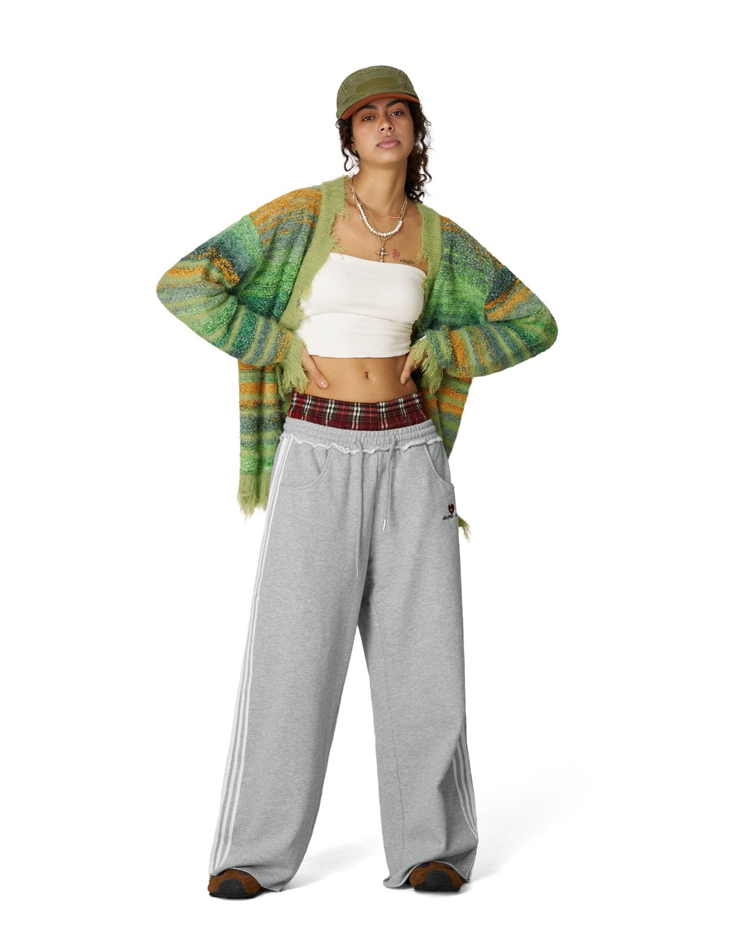 Aelfric Eden Cardigan Sweater Open Front Casual Knit Cardigans Pinstripe Fashion Sweaters Y2k 2025 Outfits