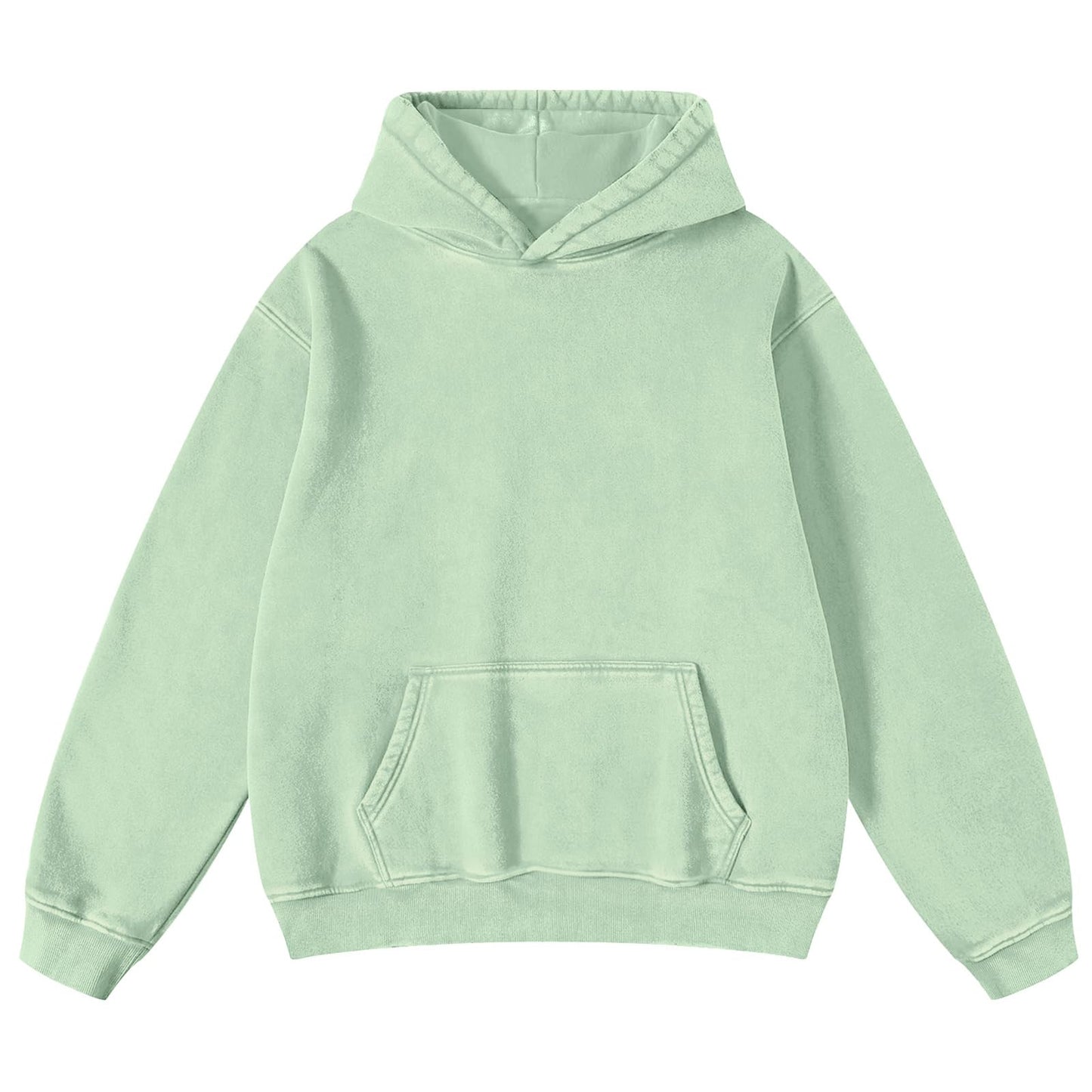 FAIABLE Mens Hoodies Oversized Unisex Acid Wash Hoodie Heavyweight Fleece Vintage Cotton Sweatshirt Men Women Streetwear