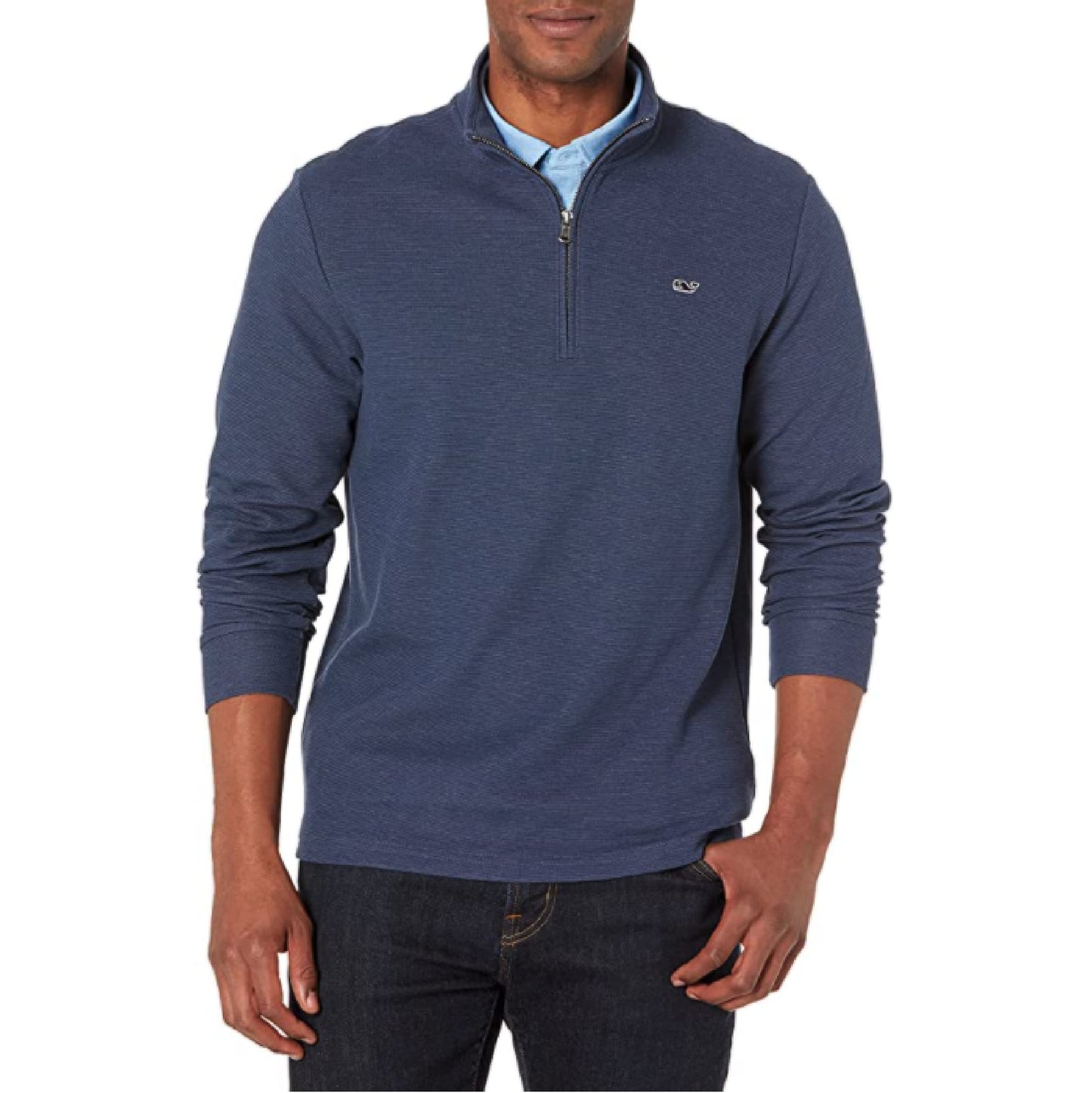 vineyard vines Men's Saltwater Quarter-Zip Pullover Sweater