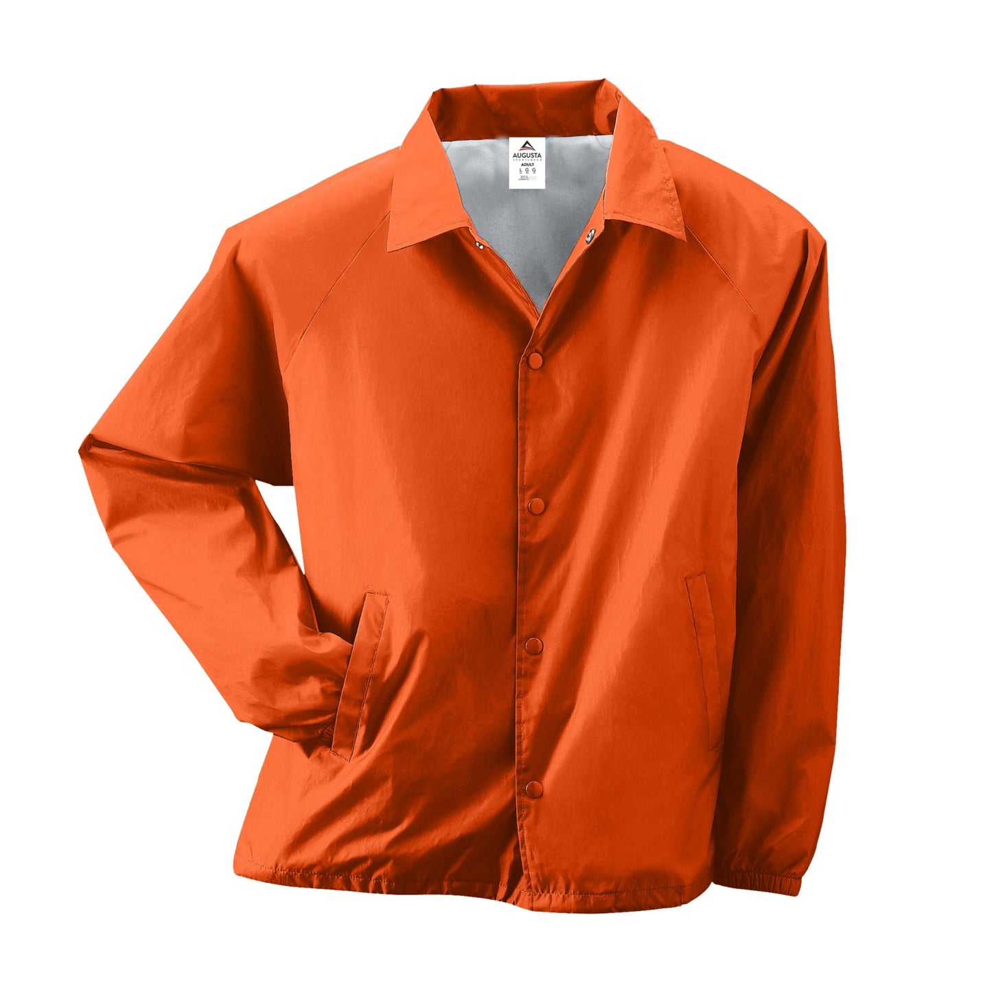 Augusta Sportswear Nylon Coach's Jacket/Lined - Rain-Ready, Water-Resistant Outerwear for Coaches & Outdoor Activities