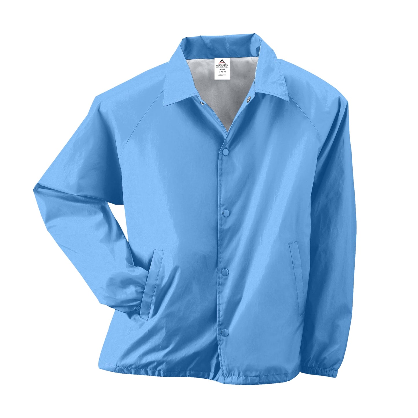 Augusta Sportswear Nylon Coach's Jacket/Lined - Rain-Ready, Water-Resistant Outerwear for Coaches & Outdoor Activities