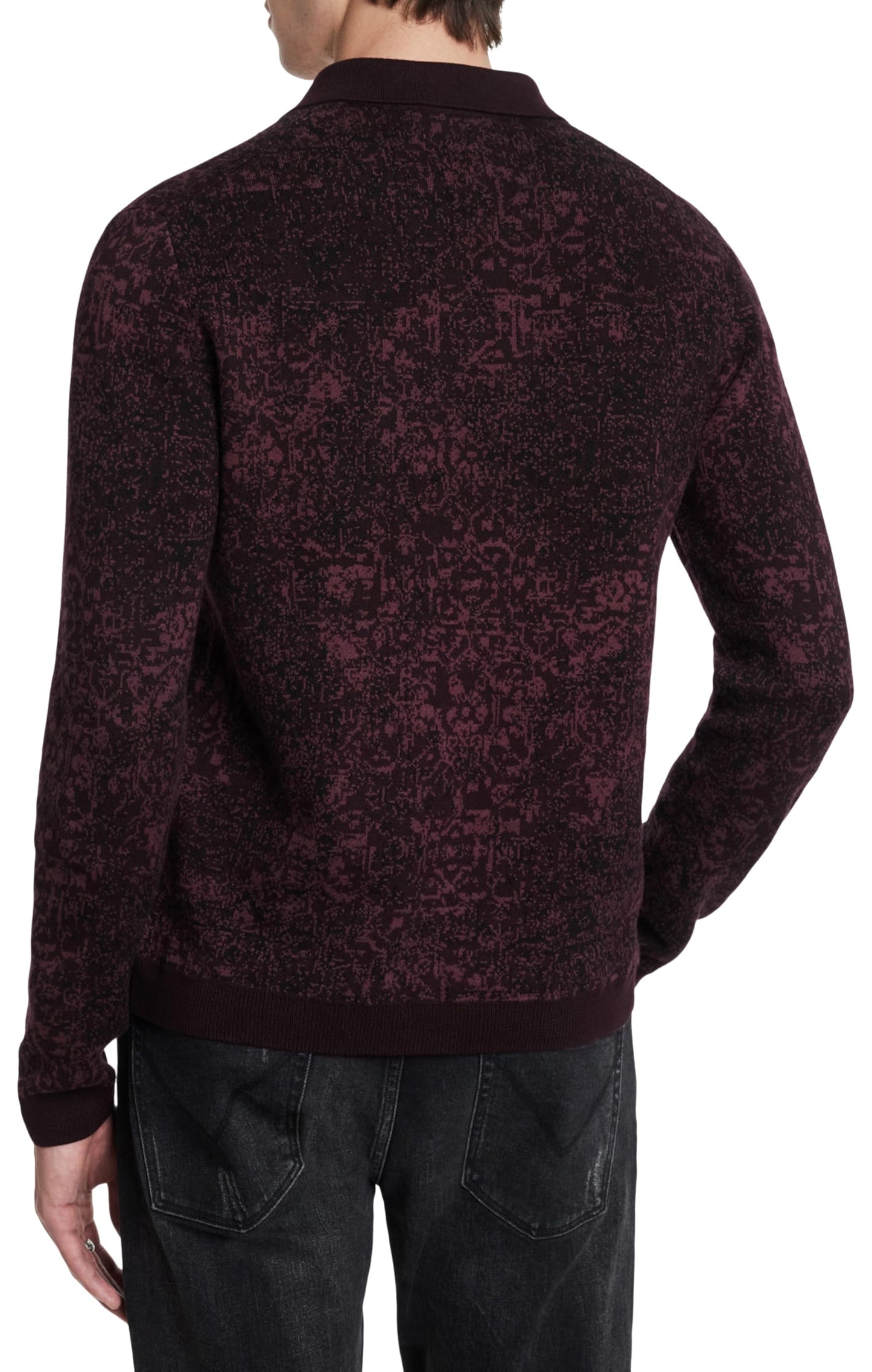 John Varvatos Men's Oliver Polo Sweater