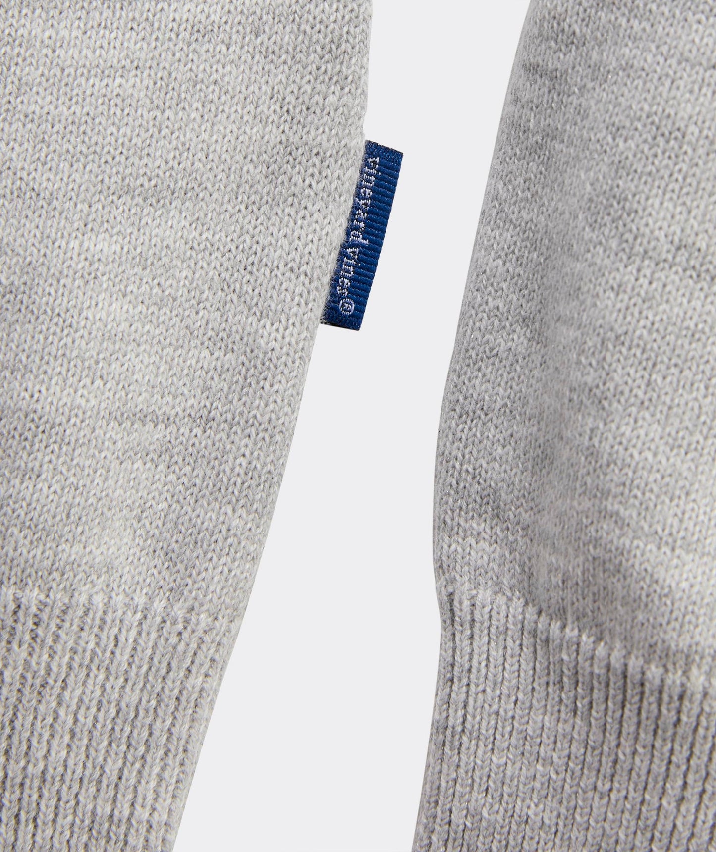 vineyard vines Men's Boathouse Tipped Quarter-Zip Sweater