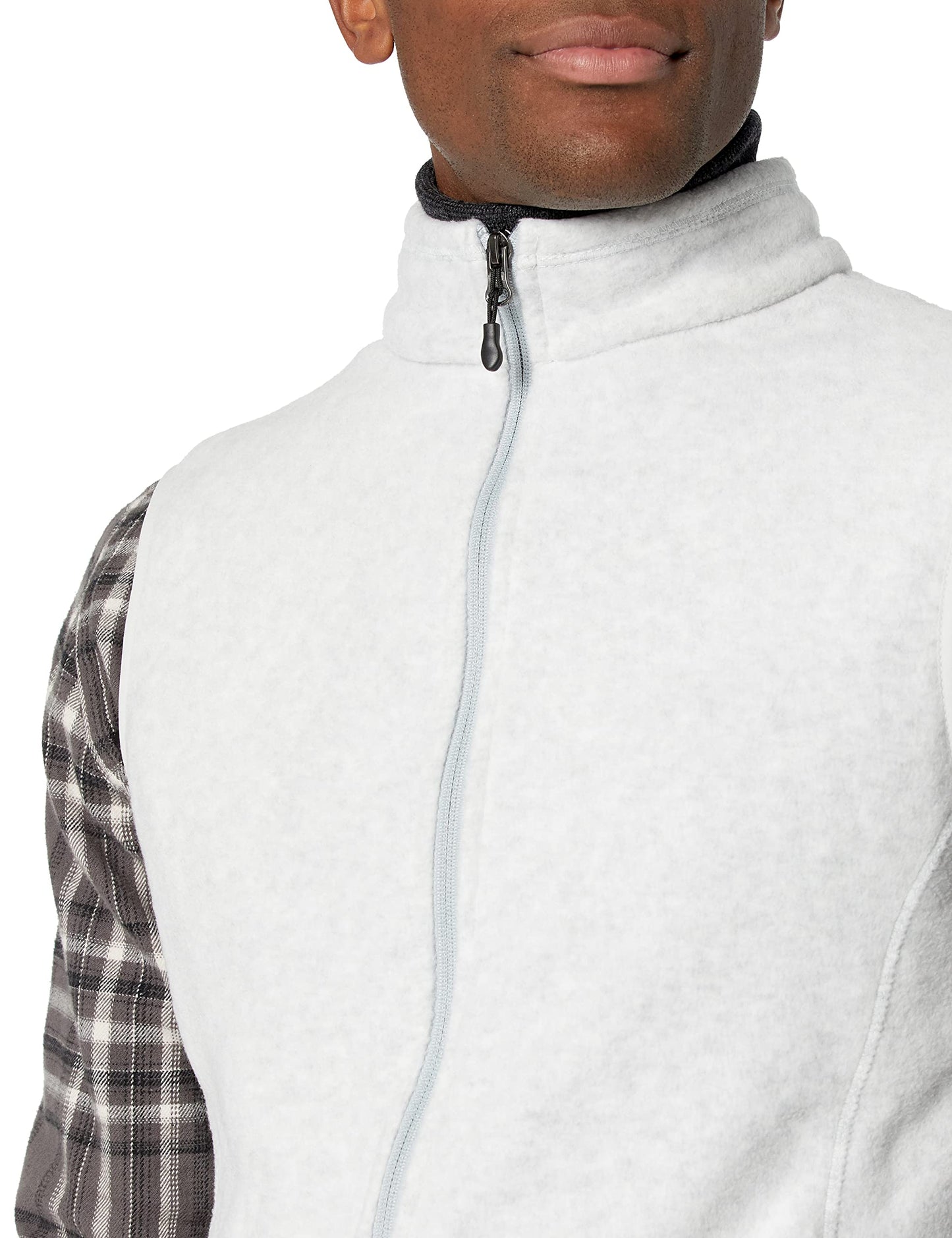 Amazon Essentials Men's Full-Zip Polar Fleece Vest (Available in Big & Tall)