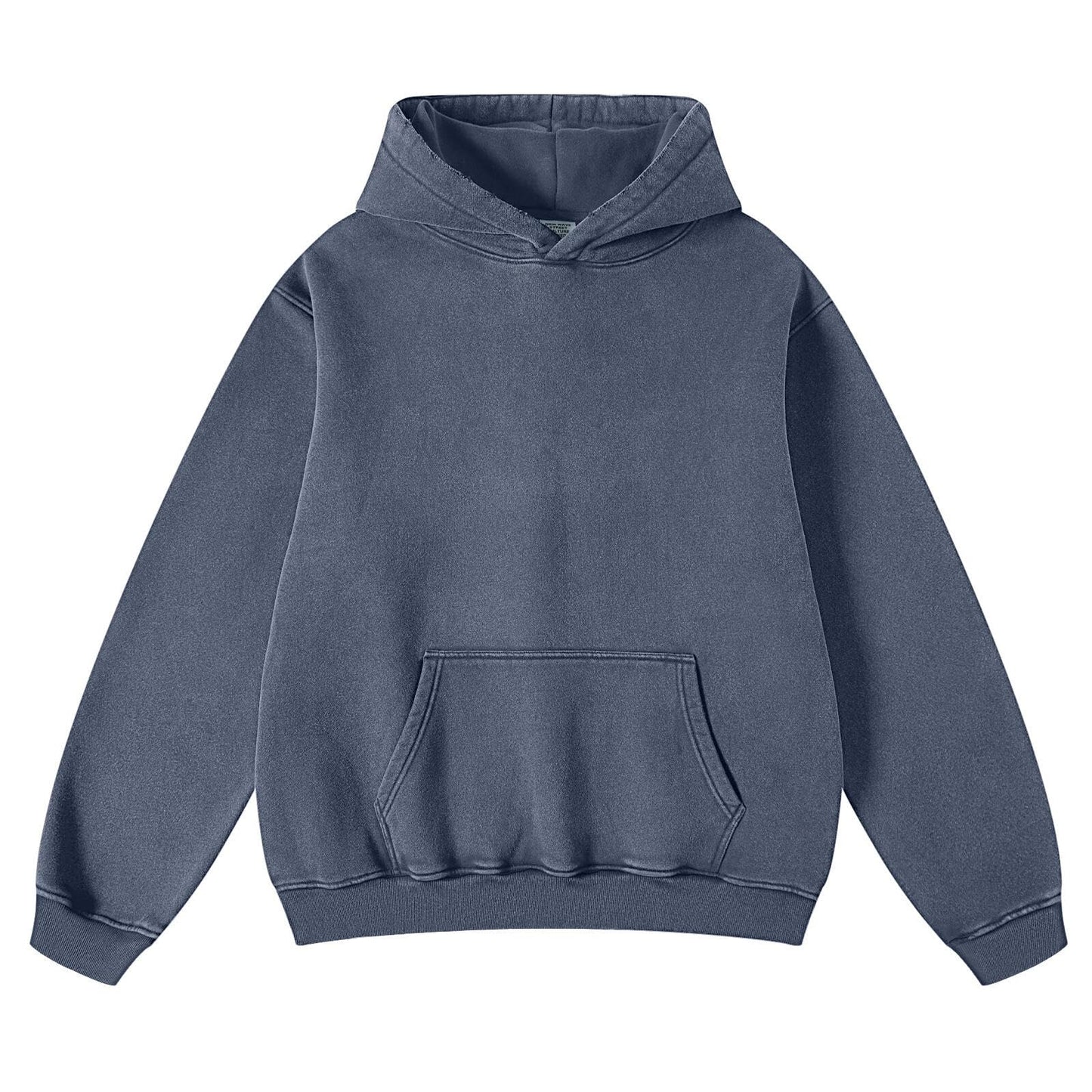 FAIABLE Mens Hoodies Oversized Unisex Acid Wash Hoodie Heavyweight Fleece Vintage Cotton Sweatshirt Men Women Streetwear