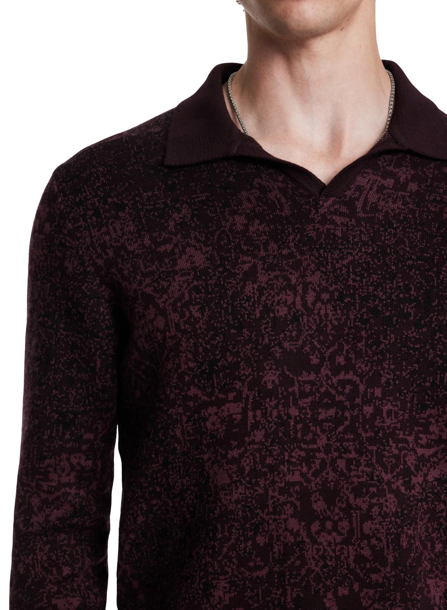 John Varvatos Men's Oliver Polo Sweater