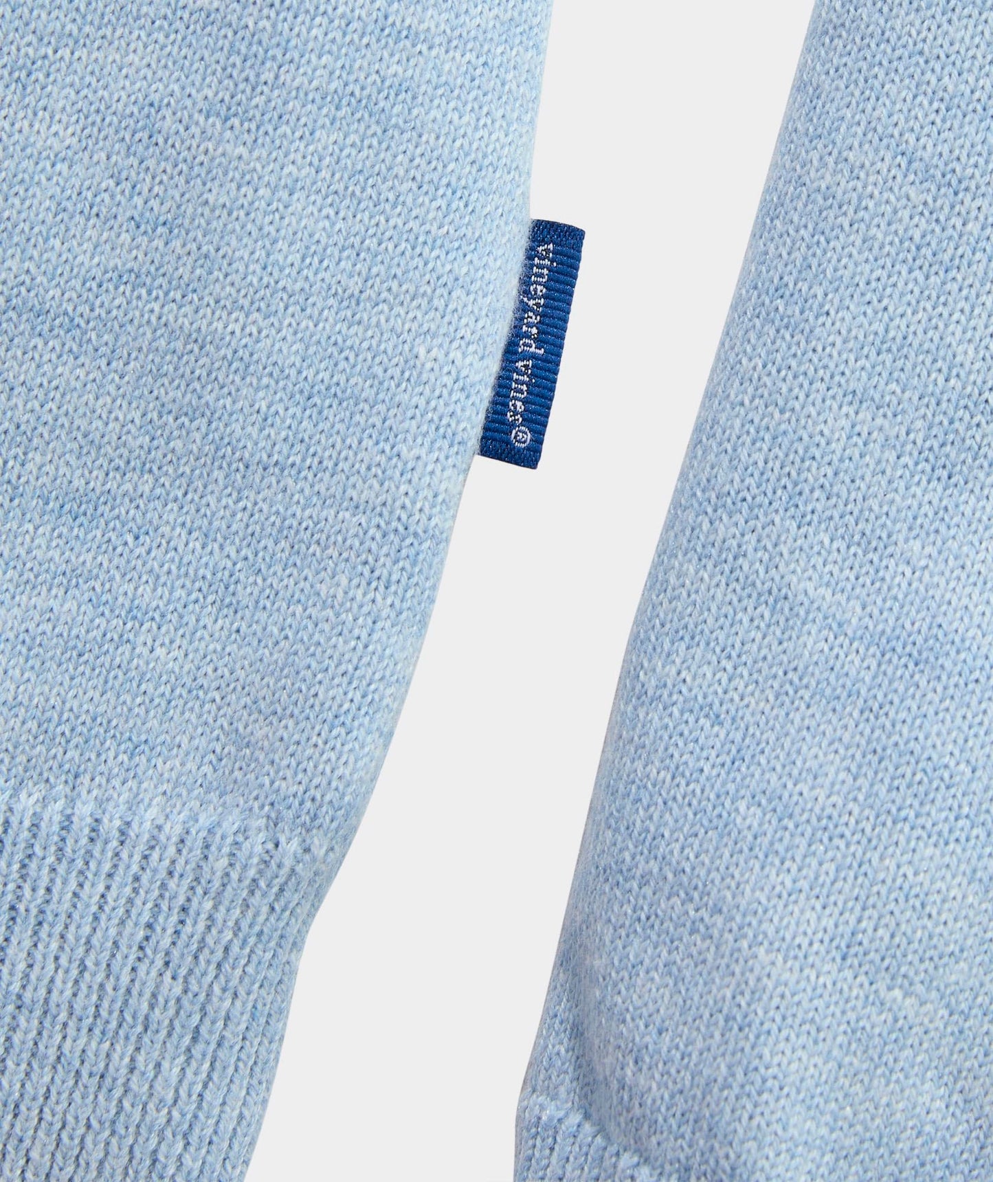 vineyard vines Men's Boathouse Tipped Quarter-Zip Sweater