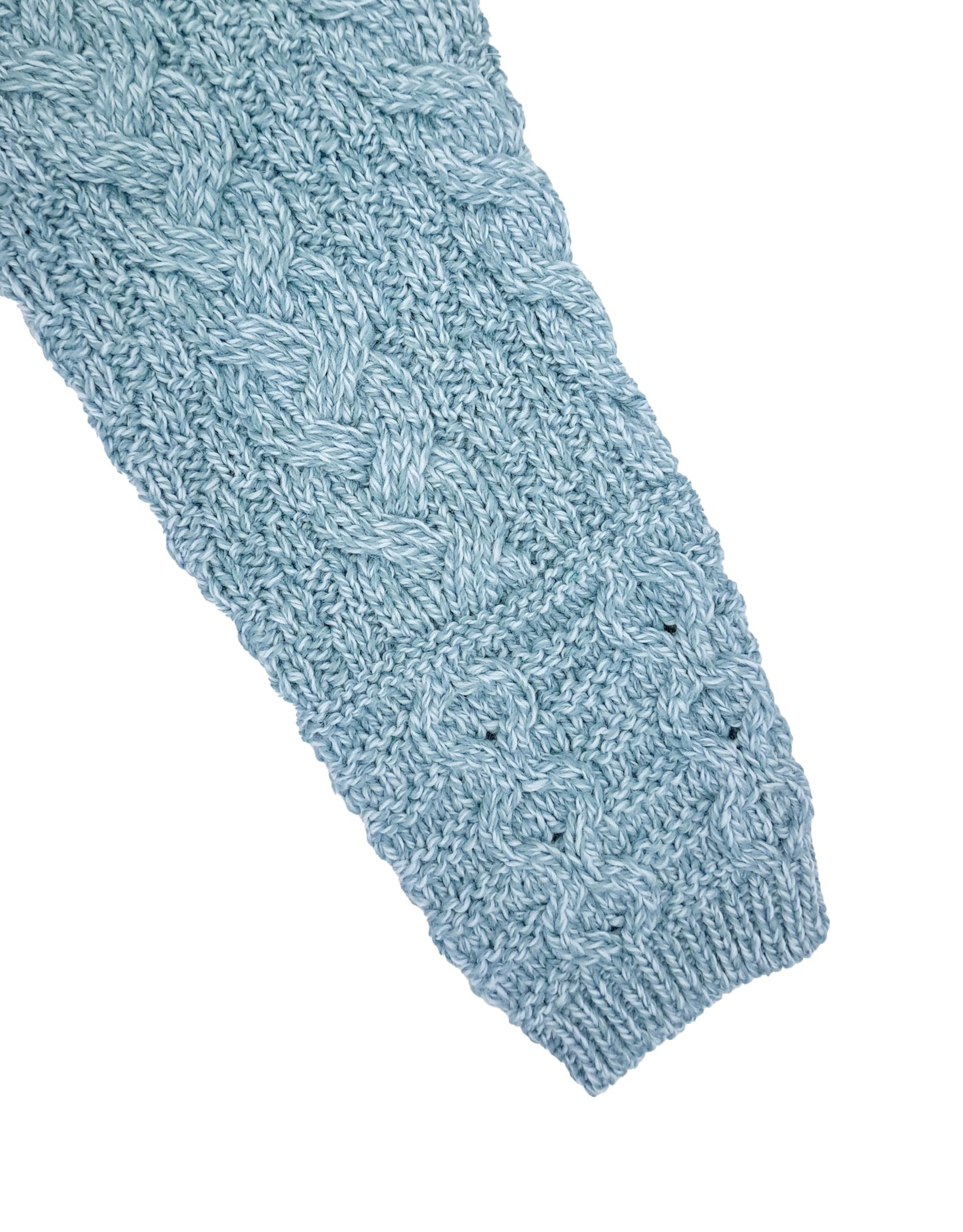 Aran Crafts Irish Women's Double Collar Zip Cardigan (100% Merino Wool)