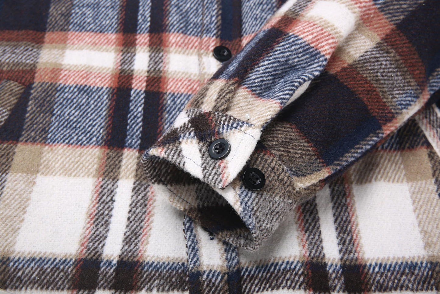 COOFANDY Men's Flannel Jacket Long Sleeve Plaid Shirt Jackets Button Down Fleece Shacket Casual Fall Soft Outwear