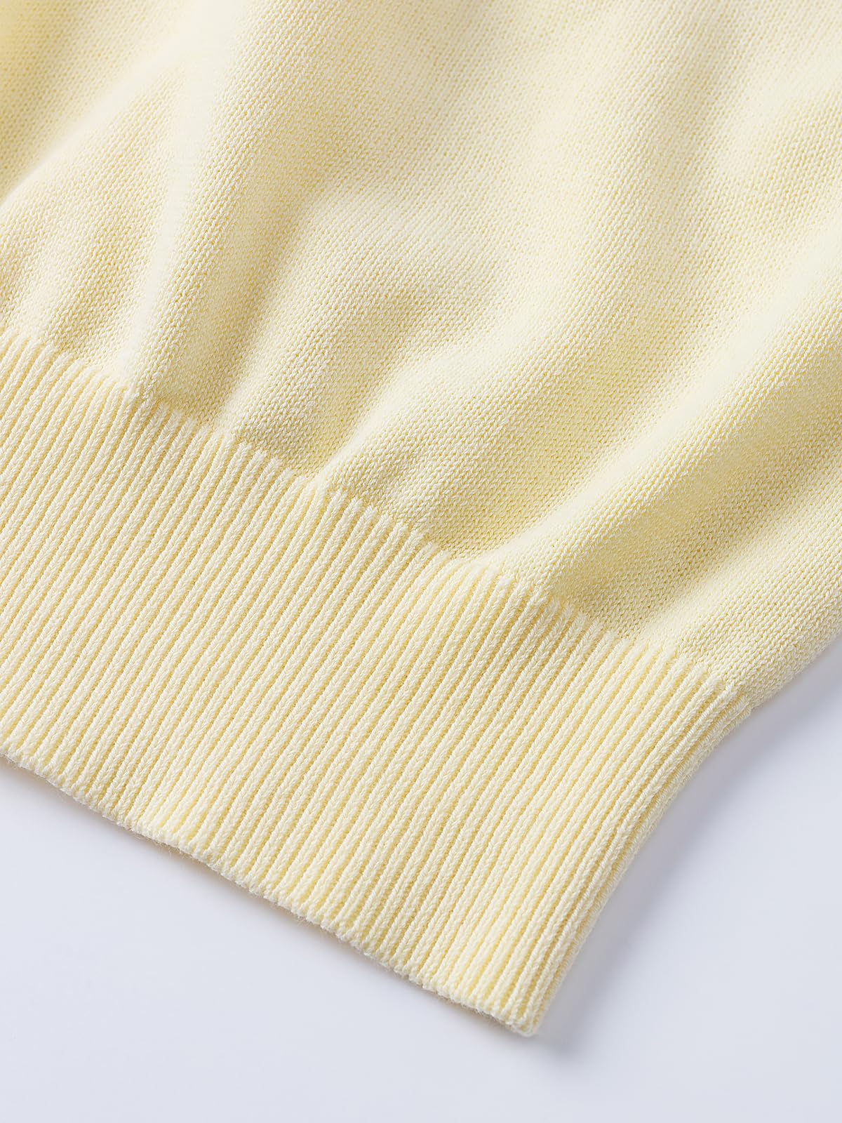Pure BCI Cotton Lightweight Sweater for Men Crewneck T-Shirts Casual Long Sleeve Knit Pullover Fall Spring