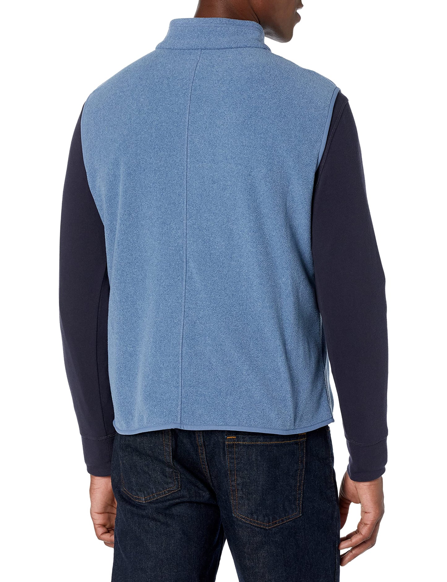 Amazon Essentials Men's Full-Zip Polar Fleece Vest (Available in Big & Tall)