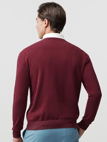 Pure BCI Cotton Lightweight Sweater for Men Crewneck T-Shirts Casual Long Sleeve Knit Pullover Fall Spring