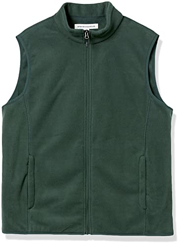 Amazon Essentials Men's Full-Zip Polar Fleece Vest (Available in Big & Tall)