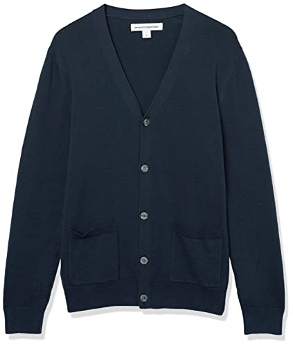 Amazon Essentials Men's Cotton Cardigan Sweater
