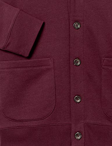 Amazon Essentials Men's Long-Sleeve Fleece Shawl-Collar Cardigan