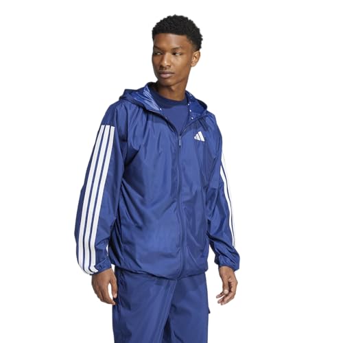 adidas Men's Essentials 3-Stripes Windbreaker