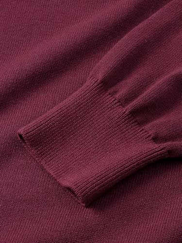 Pure BCI Cotton Lightweight Sweater for Men Crewneck T-Shirts Casual Long Sleeve Knit Pullover Fall Spring