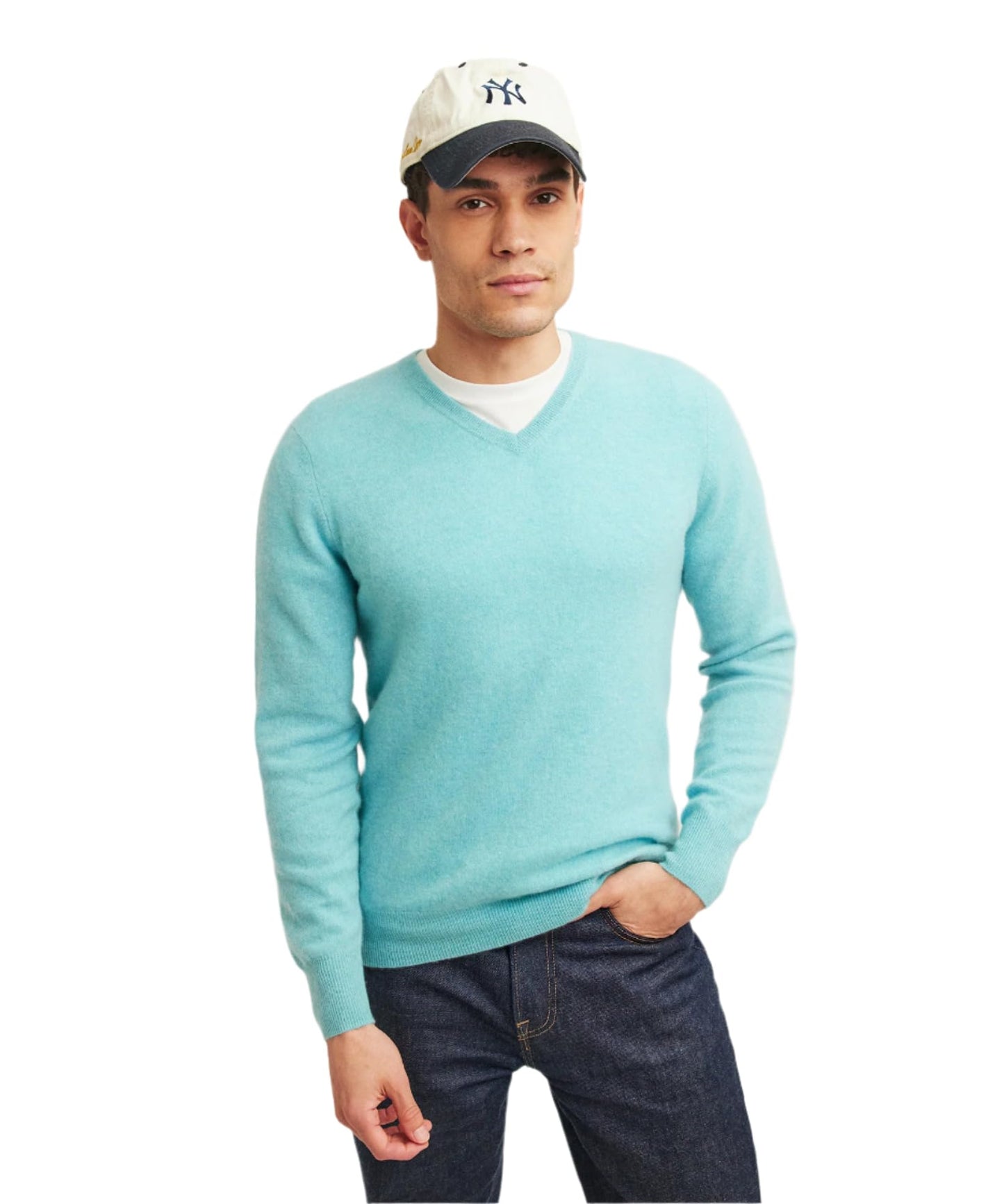 Men's Cashmere V-Neck