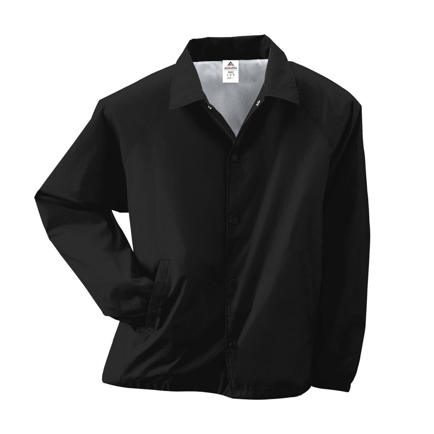 Augusta Sportswear Nylon Coach's Jacket/Lined - Rain-Ready, Water-Resistant Outerwear for Coaches & Outdoor Activities